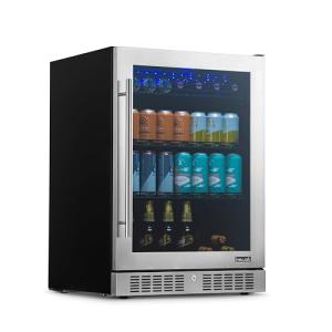 NewAir 24" Stainless Steel Beverage Fridge