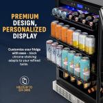 NewAir 24" Stainless Steel Beverage Fridge
