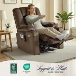 Comfortable Zero Gravity Recliner with Massage & USB