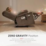 Comfortable Zero Gravity Recliner with Massage & USB