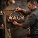 Rustic Wall Sign for Man Cave Decor