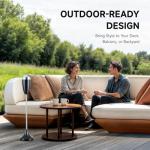 Adjustable Smokeless Floor Ashtray for Home & Patio