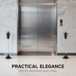 Adjustable Smokeless Floor Ashtray for Home & Patio