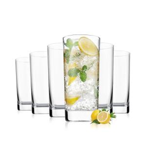 Set of 6 Tall Highball Glasses
