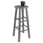 Rustic Gray 29" Square Leg Bar Stool