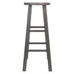 Rustic Gray 29" Square Leg Bar Stool
