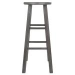 Rustic Gray 29" Square Leg Bar Stool