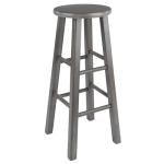Rustic Gray 29" Square Leg Bar Stool