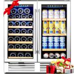 BODEGACOOLER 30" Back Bar Cooler with Digital Touch | Commercial Wine & Beverage Refrigerator, Holds 31 Bottles & 92 Cans, Adjustable Shelves, Child Lock & Smart Temp Control for Beer,Soda Drinks,Wine