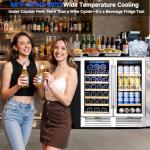 BODEGACOOLER 30" Back Bar Cooler with Digital Touch | Commercial Wine & Beverage Refrigerator, Holds 31 Bottles & 92 Cans, Adjustable Shelves, Child Lock & Smart Temp Control for Beer,Soda Drinks,Wine
