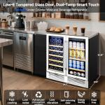 BODEGACOOLER 30" Back Bar Cooler with Digital Touch | Commercial Wine & Beverage Refrigerator, Holds 31 Bottles & 92 Cans, Adjustable Shelves, Child Lock & Smart Temp Control for Beer,Soda Drinks,Wine