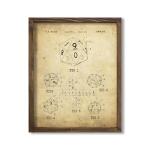 Vintage D20 Dice Art Print for Game Room