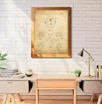 Vintage D20 Dice Art Print for Game Room