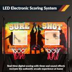 Hathaway Sure Shot 81-inch Basketball Arcade Game