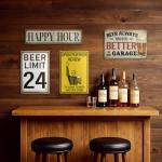Funny Beer Limit 24 Vintage Metal Sign