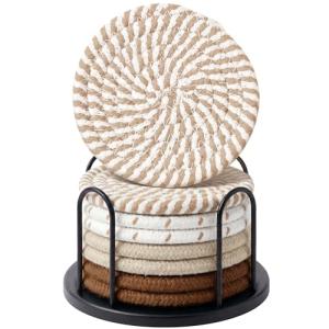 Lazebox Absorbent Coaster Set for Drinks