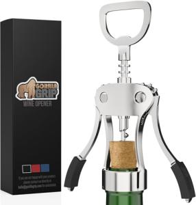 GORILLA GRIP Heavy Duty Zinc Alloy Wine Opener