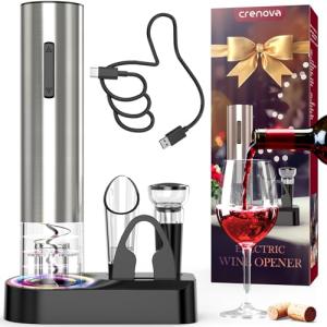 Rechargeable Electric Wine Opener Set with Accessories