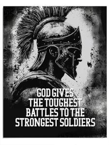 Spartan Warrior Motivational Wall Art Print
