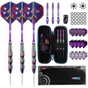 CyeeLife 3-Pack Steel Tip Darts Set