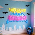 Bat Cave Neon Sign - Fun Wall Decor