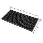 10-Pack Non-Slip Bar Mats for Cocktails & Drinks