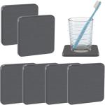 Gabotrie 6 Pack Absorbent Diatomite Drink Coasters, Fast Water Absorption in Seconds, Non-Slip Insulation Odorless Diatomaceous Earth, for Drinks and Plants (Grey)