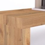 Mobili Fiver, High Table Bar Table 70.9 x 23.6 in, Rustic Oak, Made in Italy