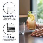 Clear Acrylic Drinking Glasses Set of 8