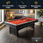 Hathaway Maverick 7 Ft Pool Table & Ping Pong Combo