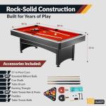 Hathaway Maverick 7 Ft Pool Table & Ping Pong Combo