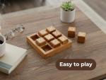 Wooden Tic Tac Toe Board - Fun for Everyone