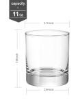 Set of 6 Premium Whiskey Glasses for Man Cave