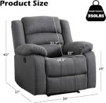 Oversized Electric Recliner Chair for Man Cave