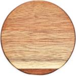 8 Pack Round Acacia Wood Drink Coasters