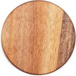 8 Pack Round Acacia Wood Drink Coasters
