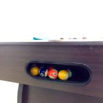 7-Foot Red Felt Pool Table – Red Devil