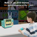 Mini TV Retro Handheld Game Console -42 JALECO Licensed Classic Games, Portable Gaming Toy with TF Card to Expand 80s 90s Games, Support Two Players & Game Save, Ideal Gift for Boys Girls