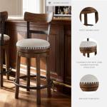 Valebeck Light Brown Swivel Barstool by Ashley