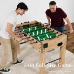 54 Inch Full-Size Foosball Table for Game Room