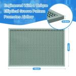 ZJWZLG Bar Mat - Premium 18"X12" Rubber Bar Mats for Countertop, Non-slip Dish Drying Pad & Bartender Mat with for Fast Drying, Ideal Bar Tools for Home Bar, Cocktail Set, And Kitchen Use(Green)