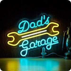 Neon Garage Sign - Perfect Man Cave Decor