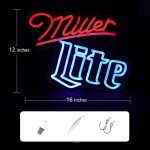 Vinray Miller's Neon Light for Man Cave Decor
