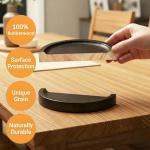 Wooden Coasters Set of 4 with Holder