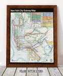 New York City Subway Map 1979 18x24 Stretched Canvas Poster – Ready to Hang Vintage NYC Transit Wall Art, Historical New York Map Reproduction, Retro Home Office or Study Décor for Travel Enthusiasts