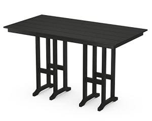 Trex Outdoor Furniture™ Monterey Bay 37" x 72" Bar Table in Charcoal Black