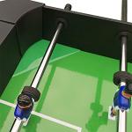 KICK Conquest 48" Foosball Table (Black) – Compact Indoor Foos Ball Table for Adults & Kids – 2 Foosballs, Chrome Rods, Sliding Score Keeper, Counterbalanced Men