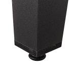 KICK Conquest 48" Foosball Table (Black) – Compact Indoor Foos Ball Table for Adults & Kids – 2 Foosballs, Chrome Rods, Sliding Score Keeper, Counterbalanced Men