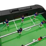 KICK Conquest 48" Foosball Table (Black) – Compact Indoor Foos Ball Table for Adults & Kids – 2 Foosballs, Chrome Rods, Sliding Score Keeper, Counterbalanced Men