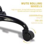 WOTSTA Gaming Chair with Massage,Ergonomic PC Gaming Chair with Footrest Comfortable Headrest and Lumbar Support,High Back Game Chair PVC Leather,300LBS (BlackYellow)